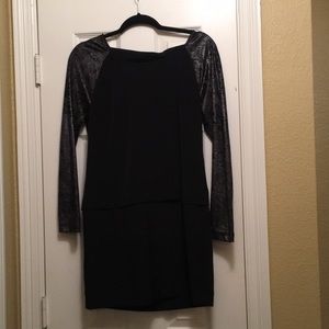 Black long sleeve dress